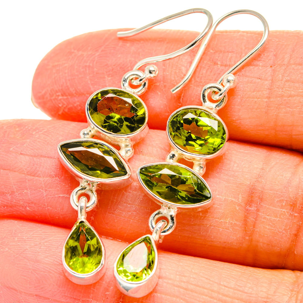 Peridot Earrings handcrafted by Ana Silver Co - EARR424456