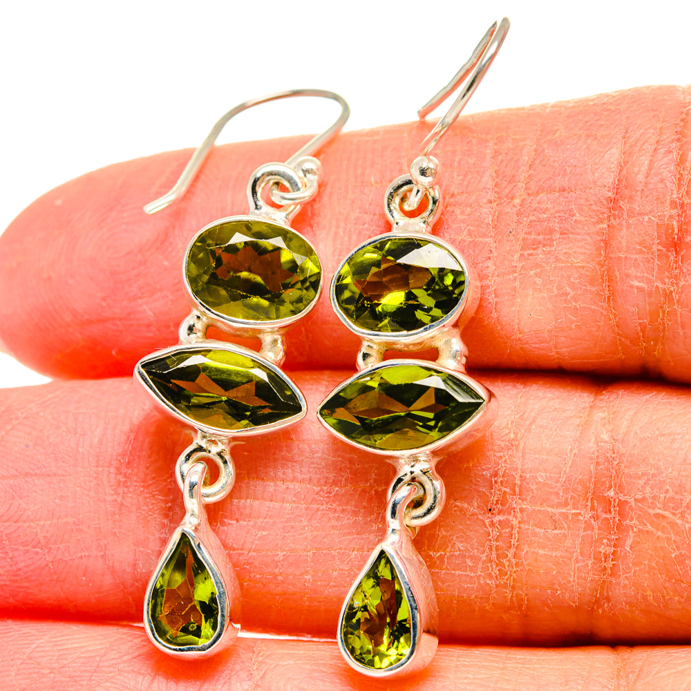 Peridot Earrings handcrafted by Ana Silver Co - EARR424468