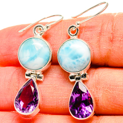 Larimar Earrings handcrafted by Ana Silver Co - EARR424469