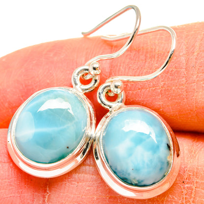 Larimar Earrings handcrafted by Ana Silver Co - EARR424472