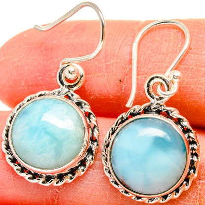Larimar Earrings handcrafted by Ana Silver Co - EARR424477
