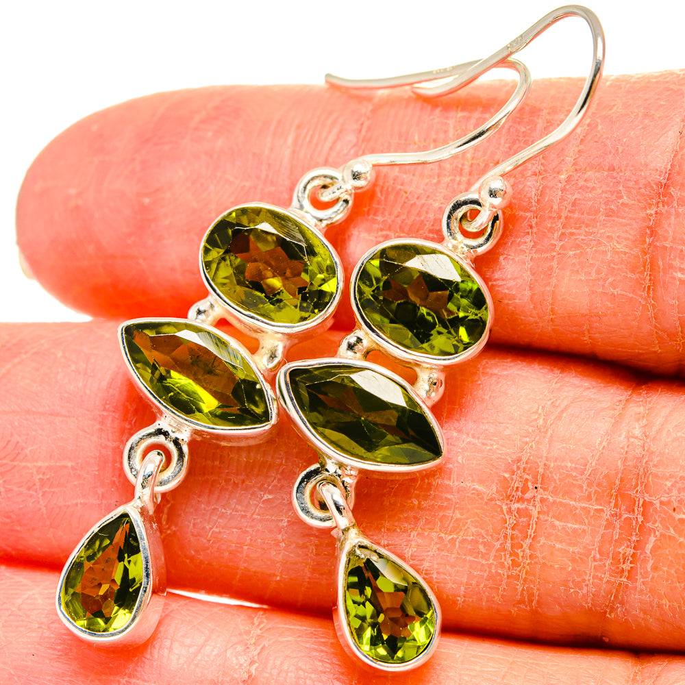 Peridot Earrings handcrafted by Ana Silver Co - EARR424487