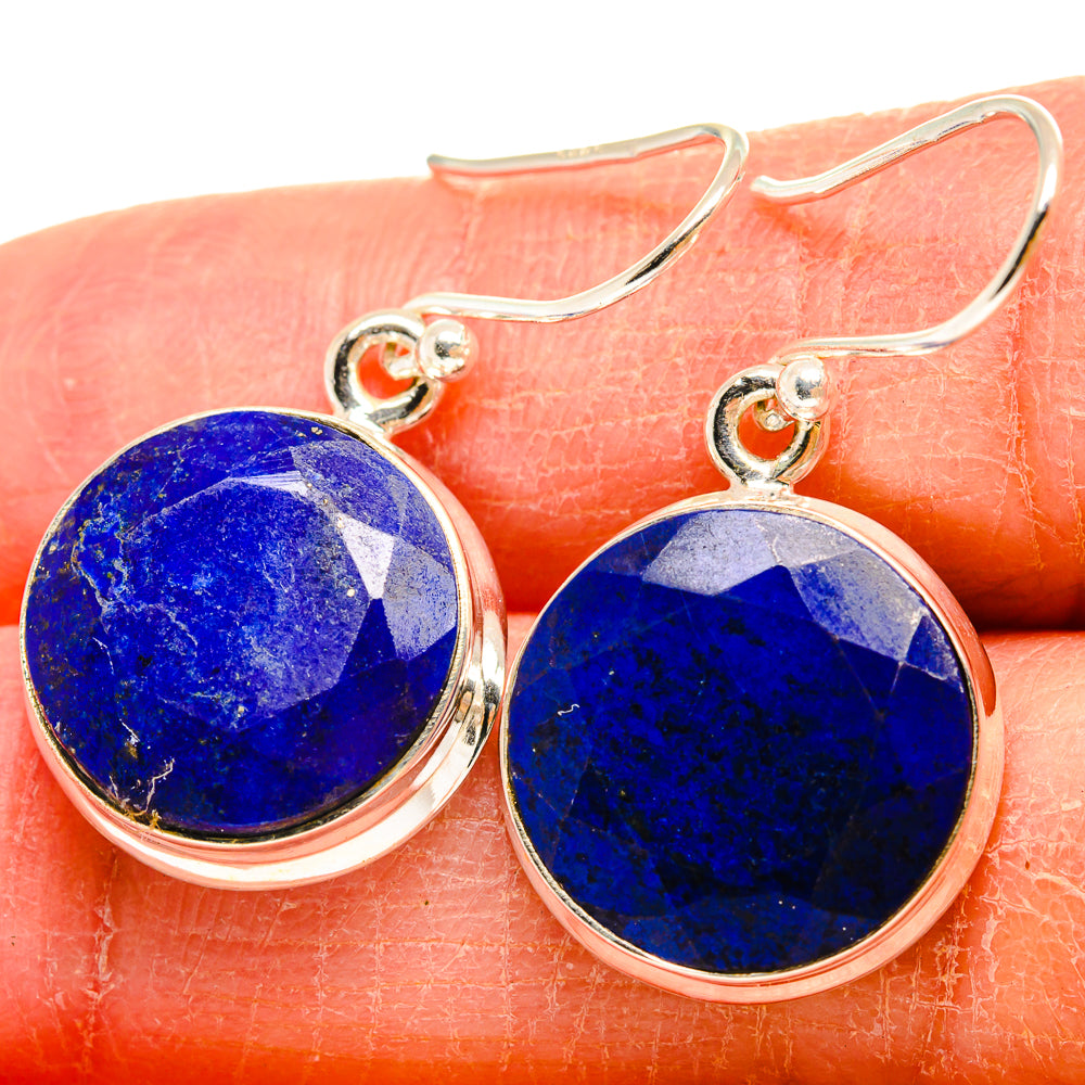 Lapis Lazuli Earrings handcrafted by Ana Silver Co - EARR424488