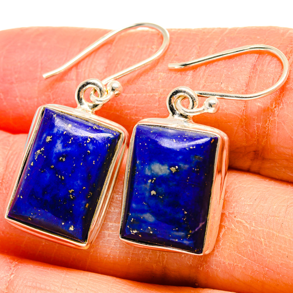 Lapis Lazuli Earrings handcrafted by Ana Silver Co - EARR424492
