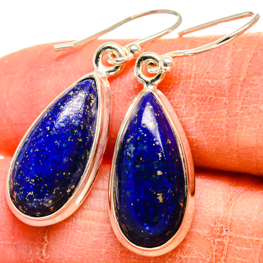 Lapis Lazuli Earrings handcrafted by Ana Silver Co - EARR424496