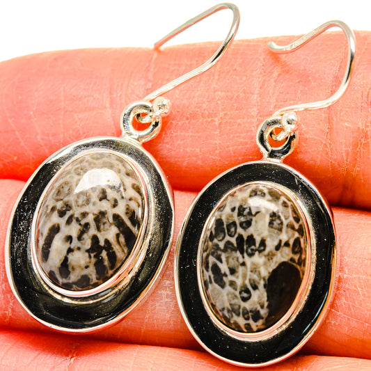 Stingray Coral Earrings handcrafted by Ana Silver Co - EARR424502
