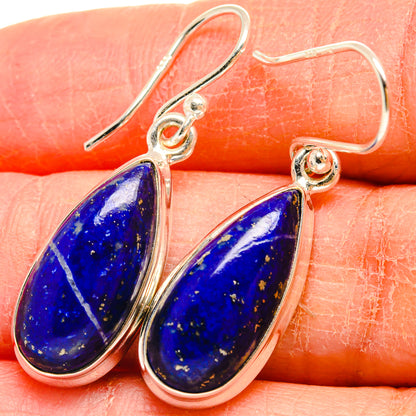 Lapis Lazuli Earrings handcrafted by Ana Silver Co - EARR424504