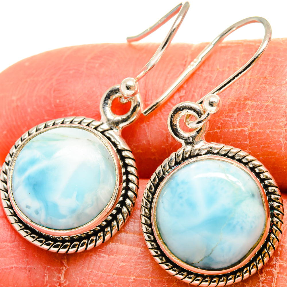 Larimar Earrings handcrafted by Ana Silver Co - EARR424505