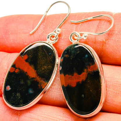 Ocean Jasper Earrings handcrafted by Ana Silver Co - EARR424511
