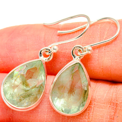 Prehnite Earrings handcrafted by Ana Silver Co - EARR424516