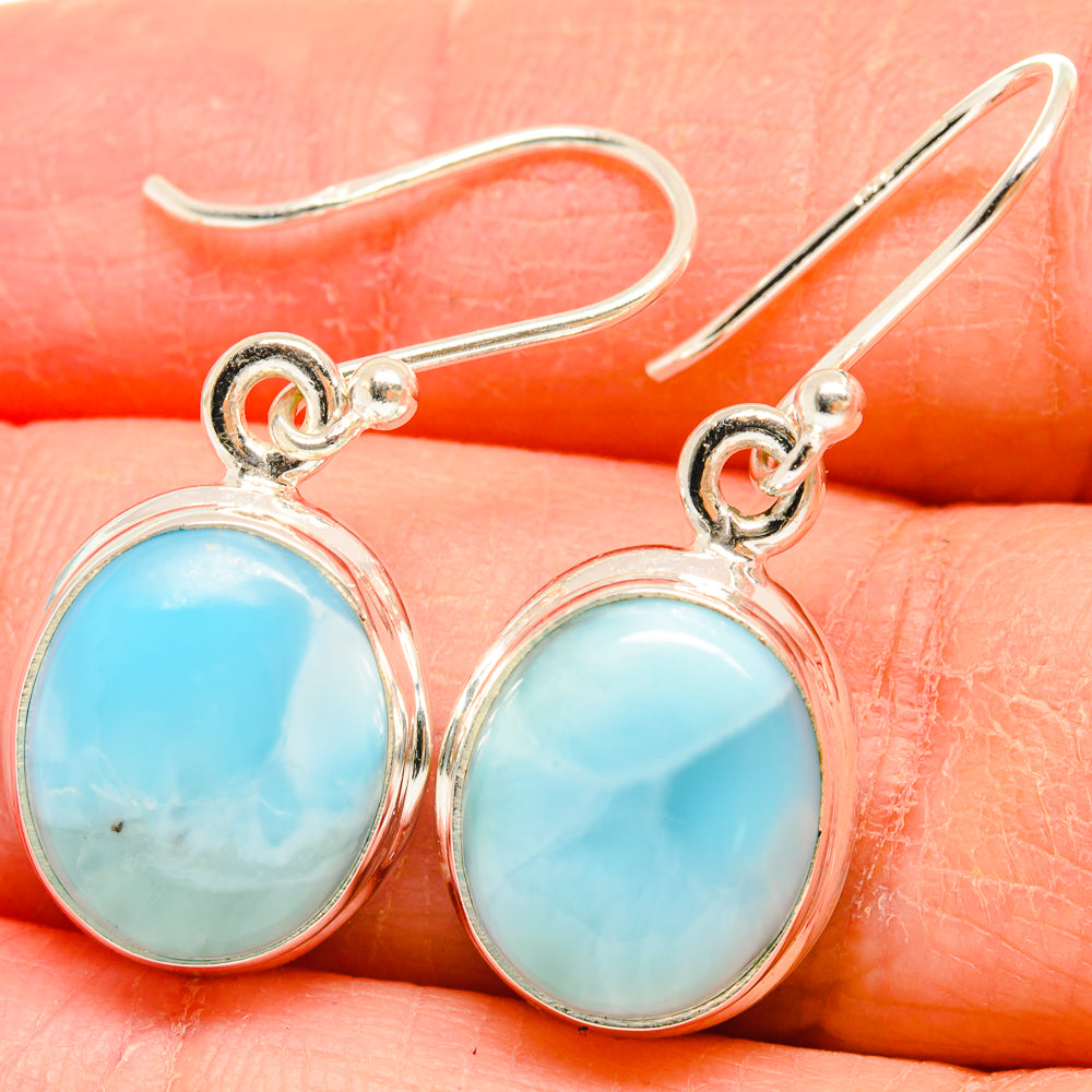 Larimar Earrings handcrafted by Ana Silver Co - EARR424520