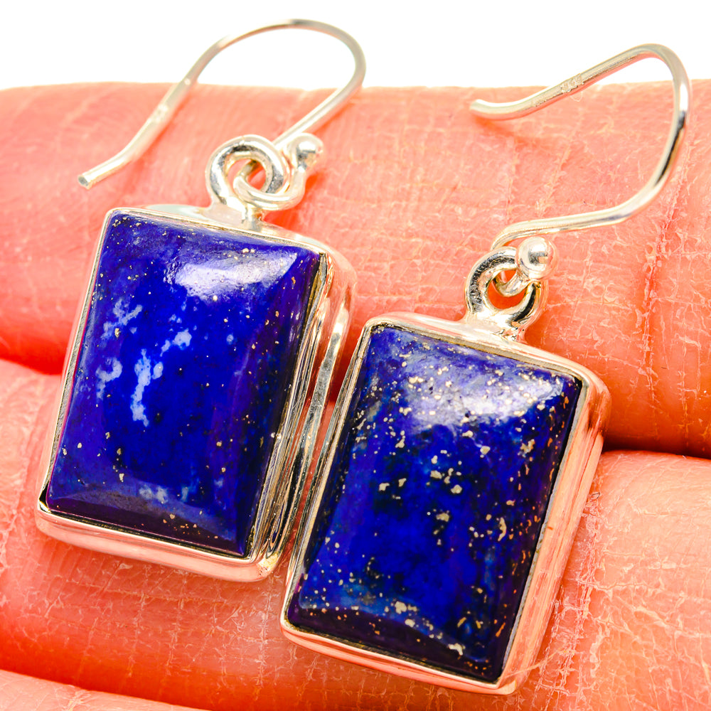 Lapis Lazuli Earrings handcrafted by Ana Silver Co - EARR424529