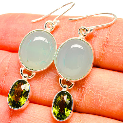Prehnite Earrings handcrafted by Ana Silver Co - EARR424540
