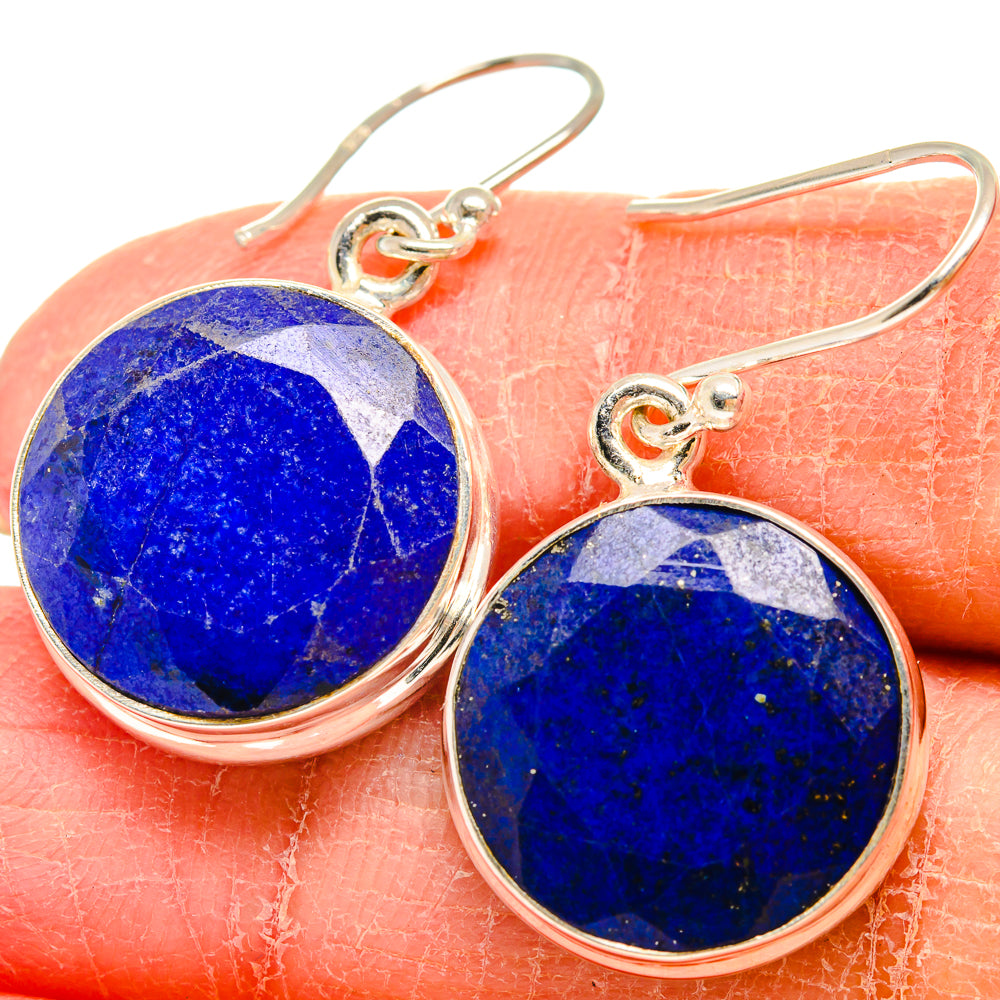 Lapis Lazuli Earrings handcrafted by Ana Silver Co - EARR424553