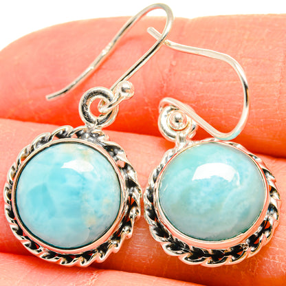 Larimar Earrings handcrafted by Ana Silver Co - EARR424566