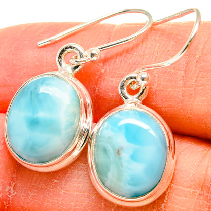 Larimar Earrings handcrafted by Ana Silver Co - EARR424567