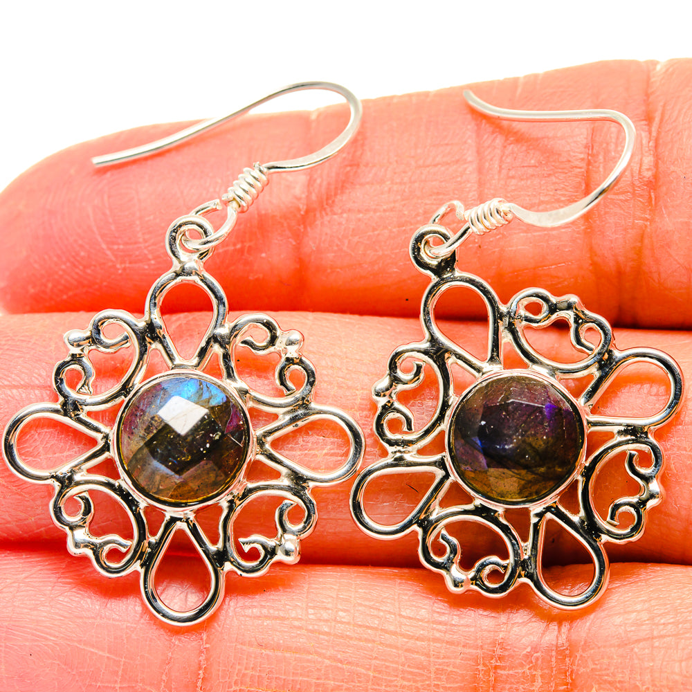 Labradorite Earrings handcrafted by Ana Silver Co - EARR424582