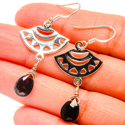 Garnet Earrings handcrafted by Ana Silver Co - EARR424590