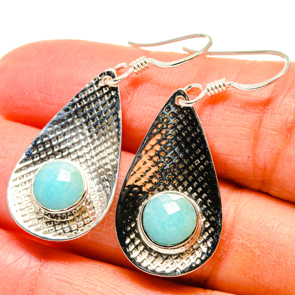 Larimar Earrings handcrafted by Ana Silver Co - EARR424594