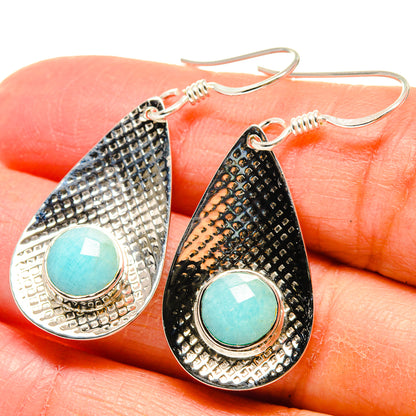 Larimar Earrings handcrafted by Ana Silver Co - EARR424594