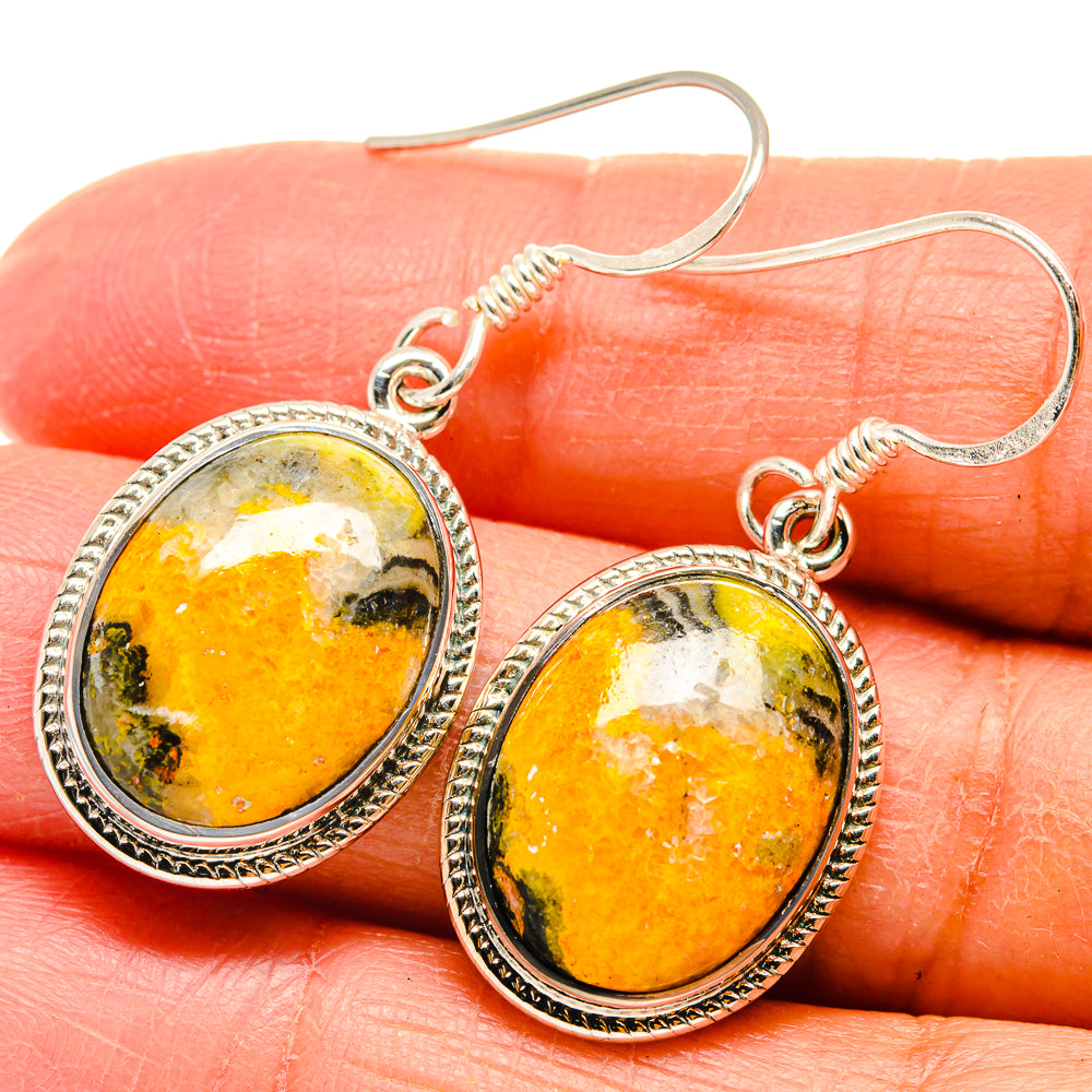 K2 Blue Azurite Earrings handcrafted by Ana Silver Co - EARR424598