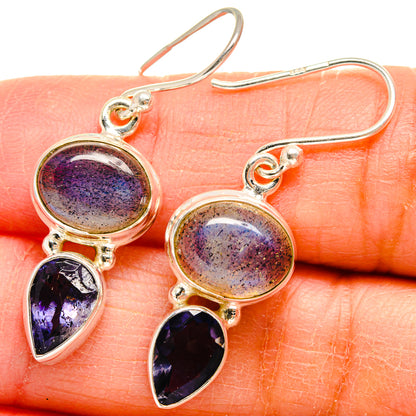 Labradorite Earrings handcrafted by Ana Silver Co - EARR424631
