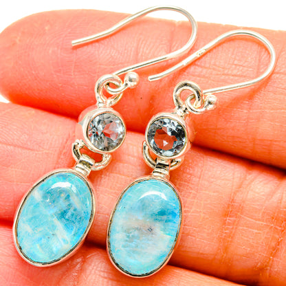 Rainbow Moonstone Earrings handcrafted by Ana Silver Co - EARR424640