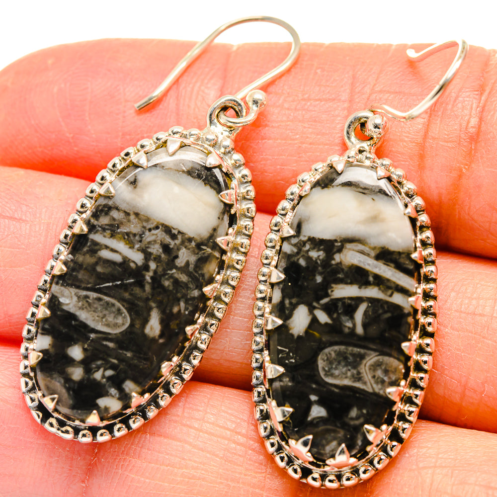 Tube Agate Earrings handcrafted by Ana Silver Co - EARR424642