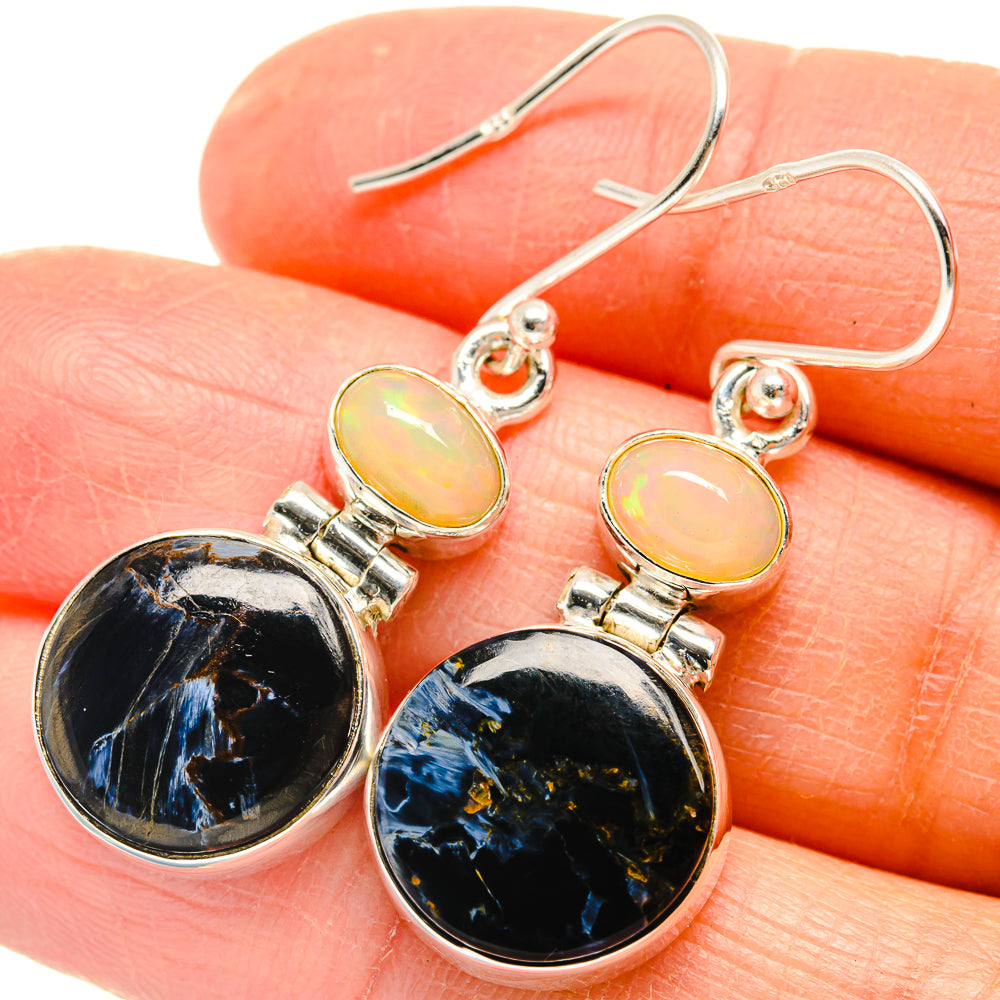 Pietersite Earrings handcrafted by Ana Silver Co - EARR424663