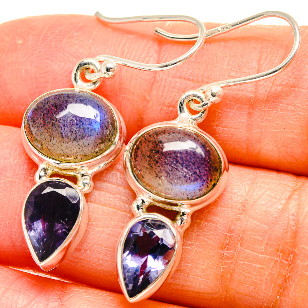 Labradorite Earrings handcrafted by Ana Silver Co - EARR424667