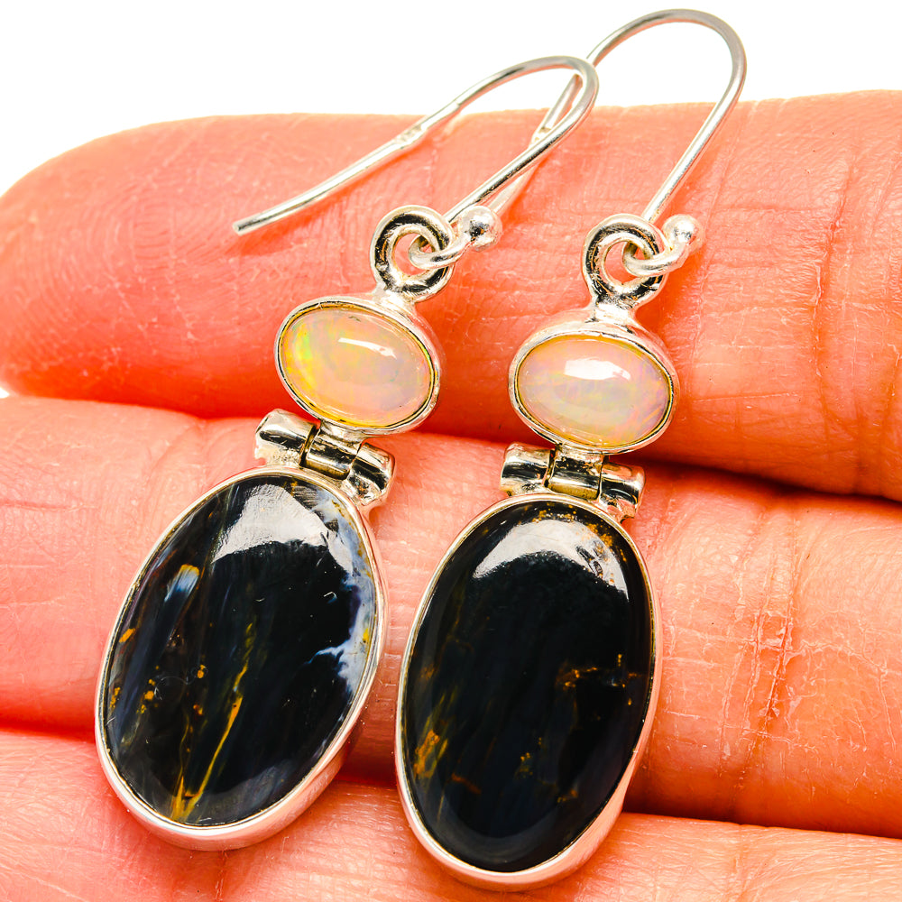 Pietersite Earrings handcrafted by Ana Silver Co - EARR424744