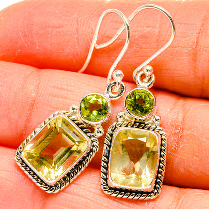 Citrine Earrings handcrafted by Ana Silver Co - EARR424746