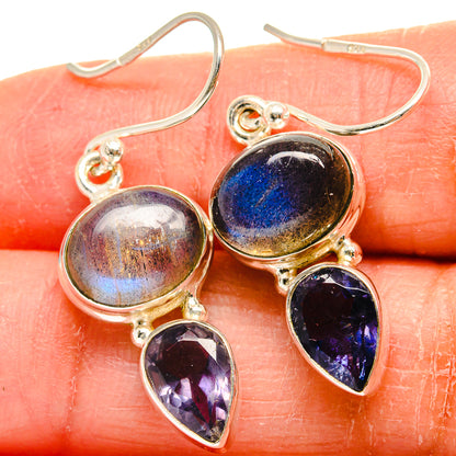 Labradorite Earrings handcrafted by Ana Silver Co - EARR424749