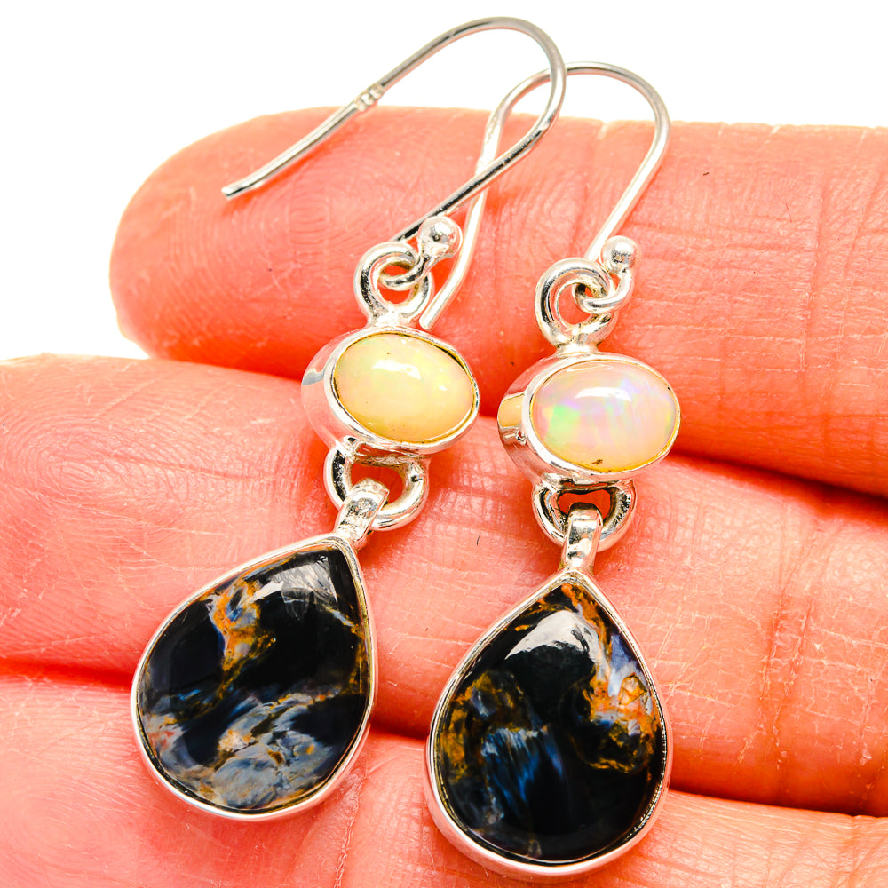 Pietersite Earrings handcrafted by Ana Silver Co - EARR424775