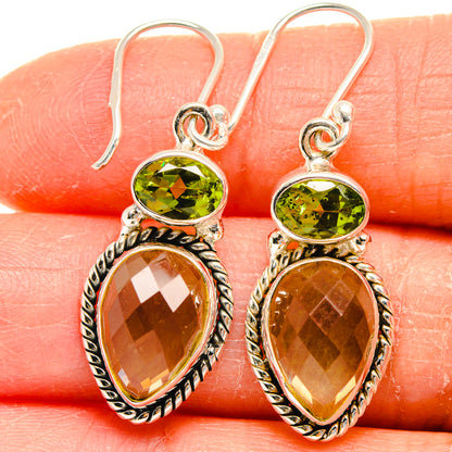 Citrine Earrings handcrafted by Ana Silver Co - EARR424785