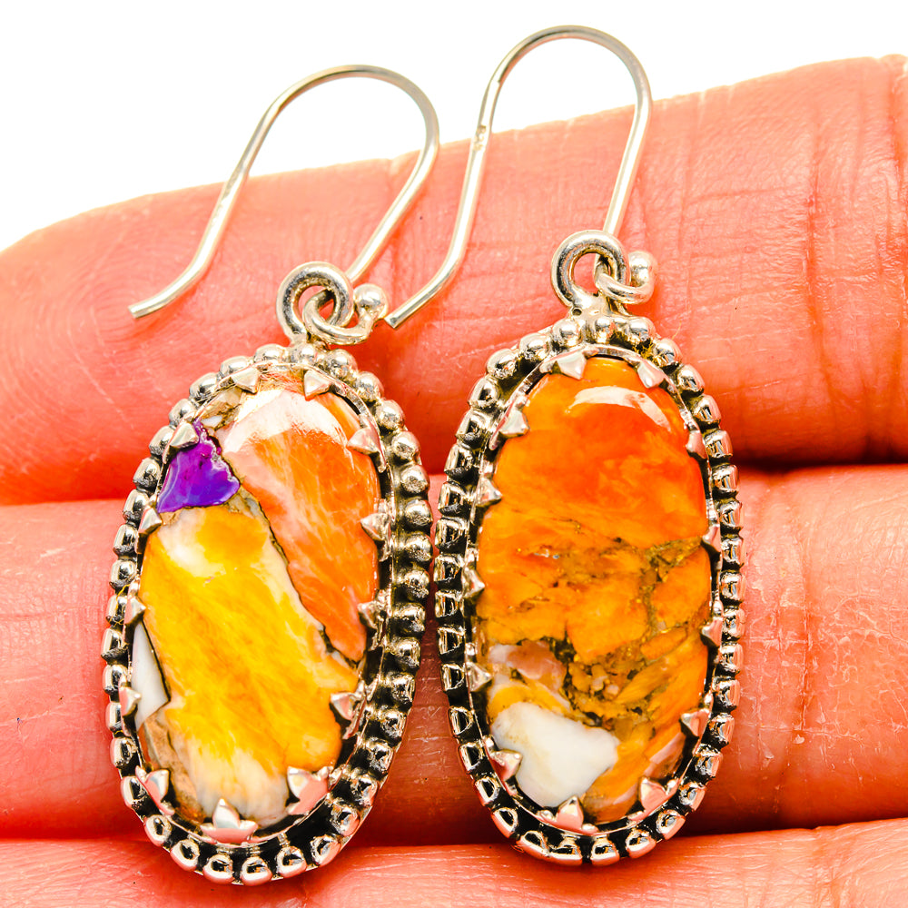 Spiny Turquoise Jasper Earrings handcrafted by Ana Silver Co - EARR424794