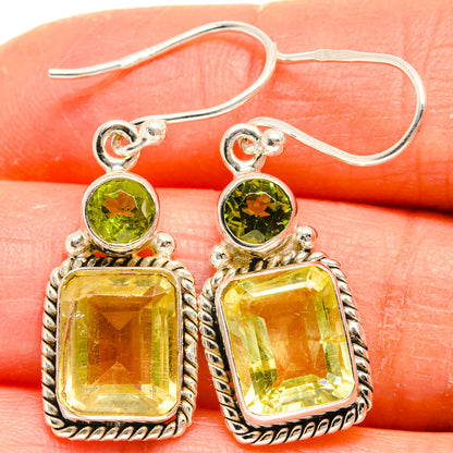 Citrine Earrings handcrafted by Ana Silver Co - EARR424799