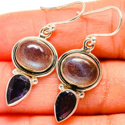 Labradorite Earrings handcrafted by Ana Silver Co - EARR424808