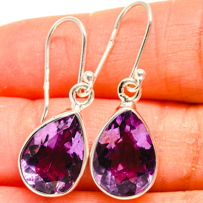 Amethyst Earrings handcrafted by Ana Silver Co - EARR424810