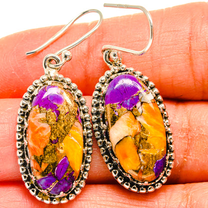 Spiny Turquoise Jasper Earrings handcrafted by Ana Silver Co - EARR424812
