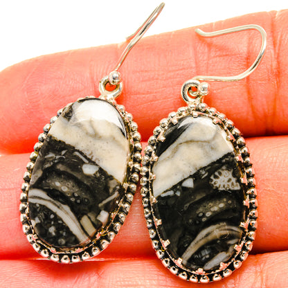 Pinolith Jasper Earrings handcrafted by Ana Silver Co - EARR424814