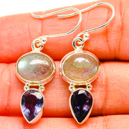 Labradorite Earrings handcrafted by Ana Silver Co - EARR424818