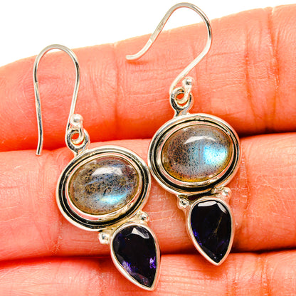 Labradorite Earrings handcrafted by Ana Silver Co - EARR424819