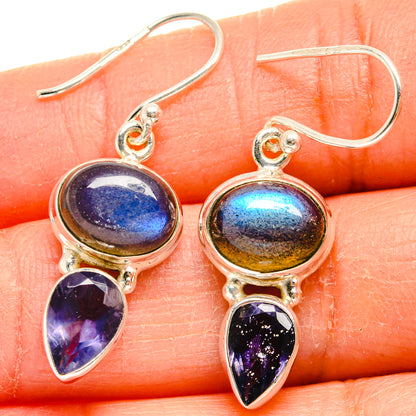 Labradorite Earrings handcrafted by Ana Silver Co - EARR424828