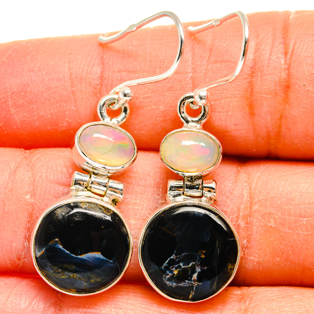 Pietersite Earrings handcrafted by Ana Silver Co - EARR424831