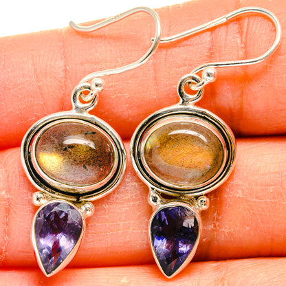 Labradorite Earrings handcrafted by Ana Silver Co - EARR424840