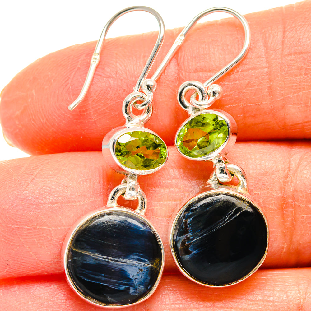 Pietersite Earrings handcrafted by Ana Silver Co - EARR424851