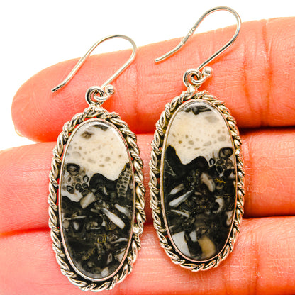 Pinolith Jasper Earrings handcrafted by Ana Silver Co - EARR424852
