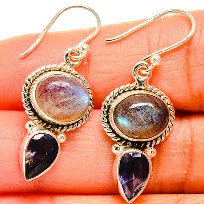 Labradorite Earrings handcrafted by Ana Silver Co - EARR424869