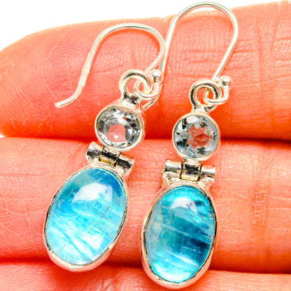 Rainbow Moonstone Earrings handcrafted by Ana Silver Co - EARR424879